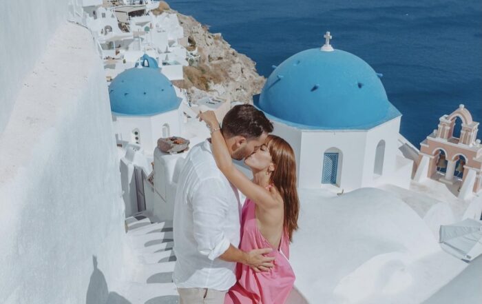 few hours in santorini