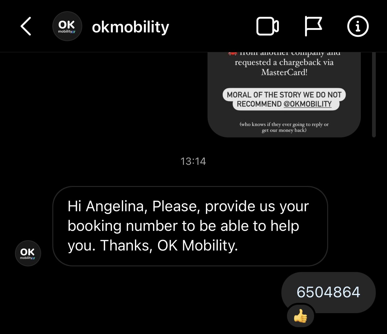 car rental okmobility
